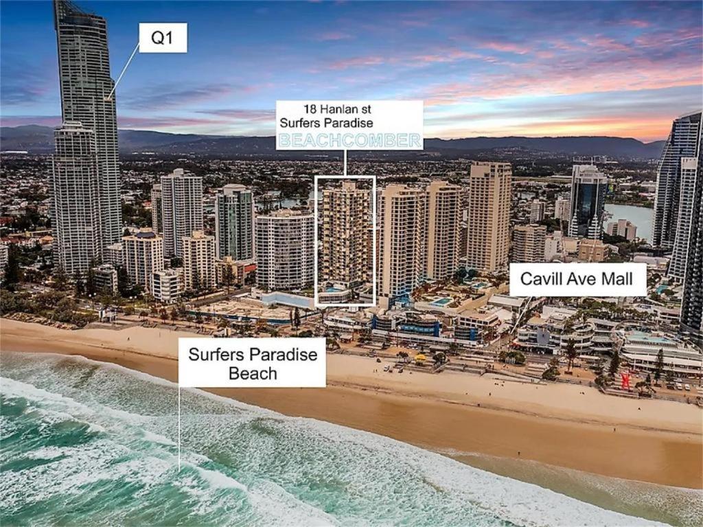 Beachside Apartment In The Heart Of Surfers Paradise - Free Parking غولد كوست المظهر الخارجي الصورة